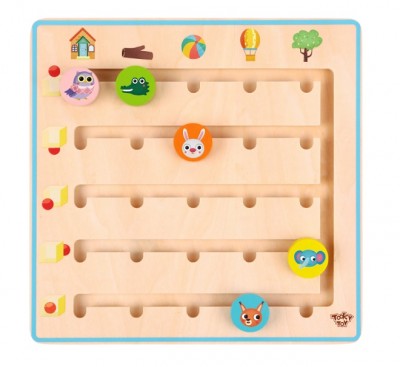 Ξύλινο Παιχνίδι Πού Πάνε τα Ζωάκια