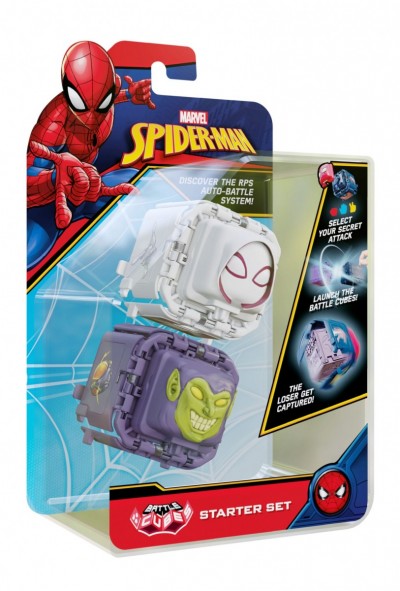Spider-Gwen VS Green Goblin Set Battle Cubes