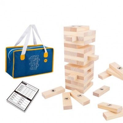 Ξύλινο Παιχνίδι Στοίβαξης & Ισορροπίας Γίγας Δαπέδου