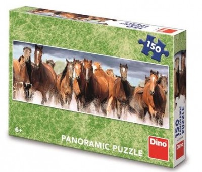 Άλογα 150 Τεμ. Panoramic Παζλ Dino