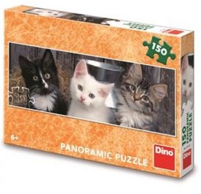 Τρία Γατάκια 150 Τεμ. Panoramic Παζλ Dino