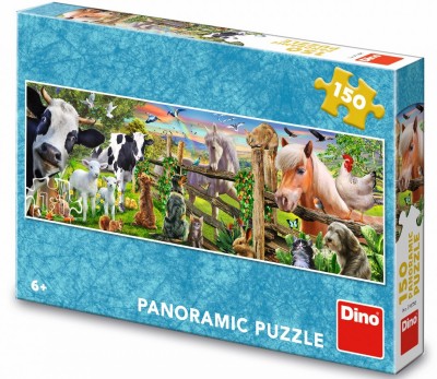 Φάρμα 150 Τεμ. Panoramic Παζλ Dino