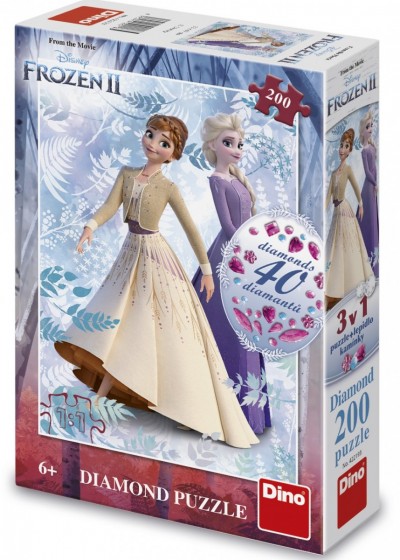 Frozen II 200 Τεμ. Diamond Παζλ Dino